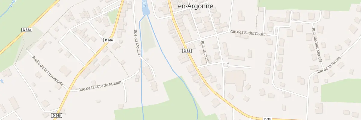 Plan du 35 Rue Grande Rue à Varennes-en-Argonne