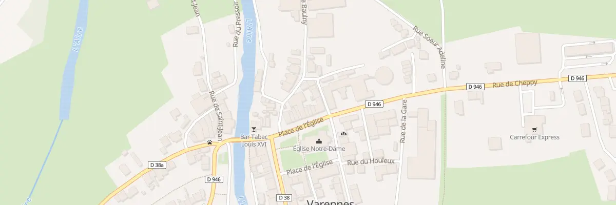 Plan du 19 Pl de l’Eglise à Varennes-en-Argonne