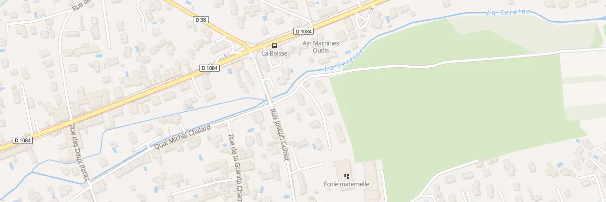 Plan du 12 Rue Joanny Thollin à La Boisse