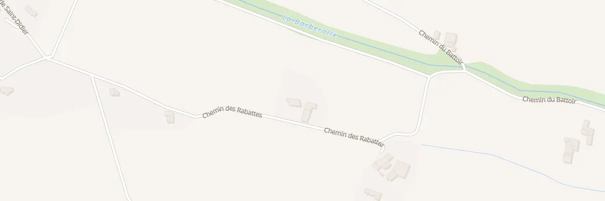 Plan du 365 Che des Rabattes à Alixan