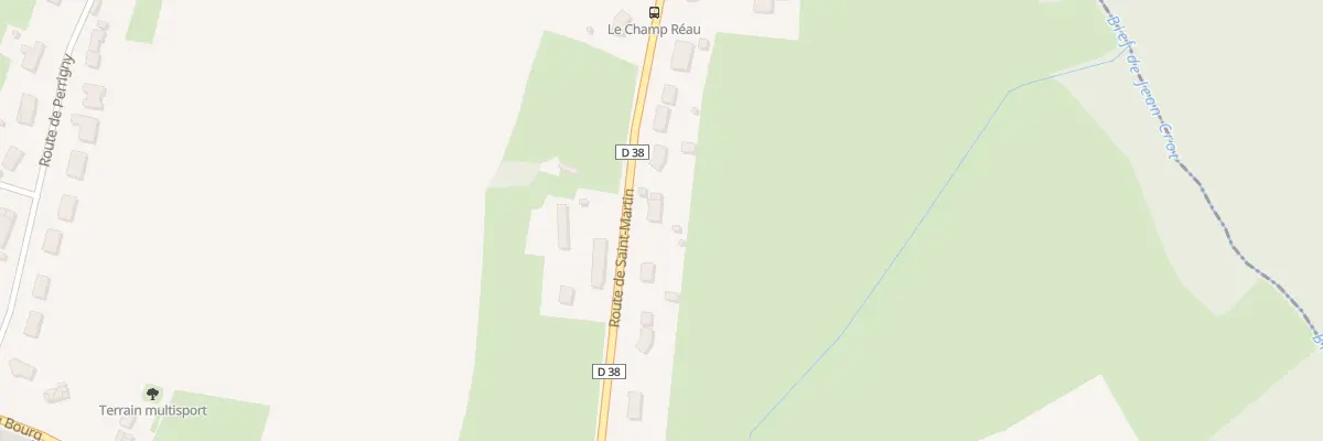 Plan du 12 Rte de Saint Martin à Guerfand