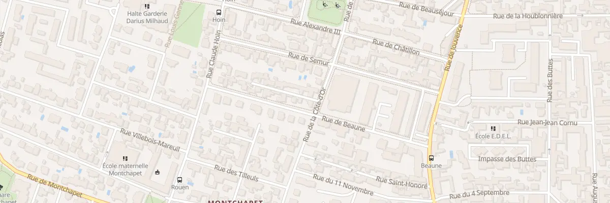 Plan du 21 Rue de la Côte d’Or à Dijon