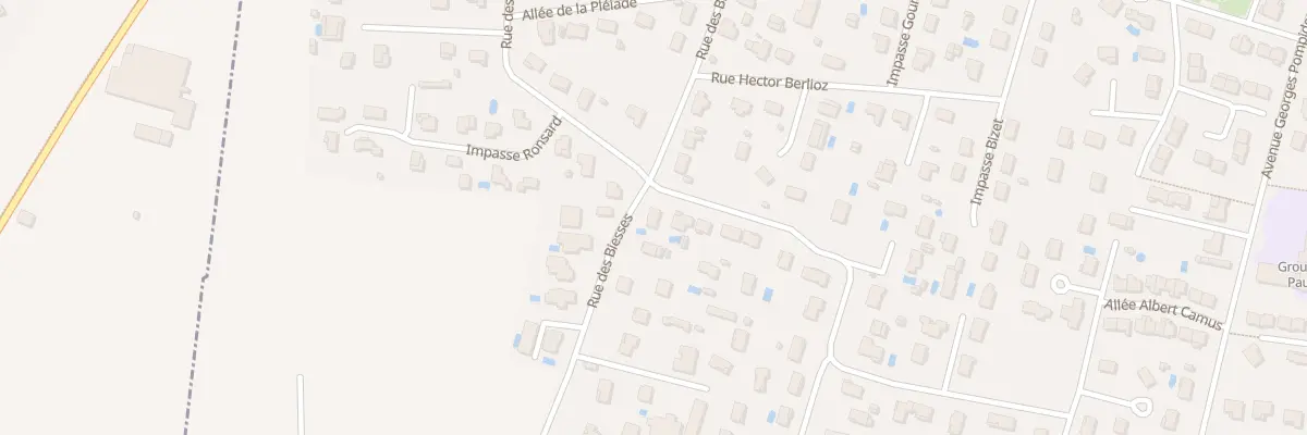 Plan du 2 Rue Rabelais à Jonage