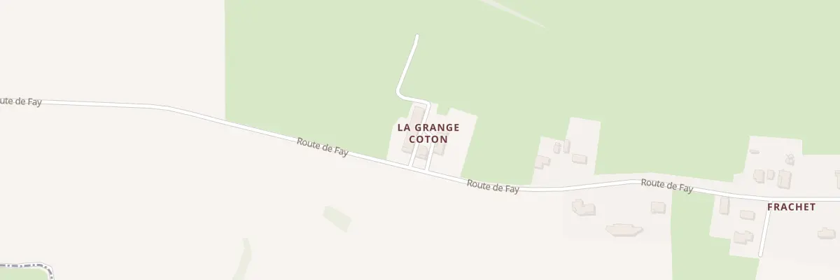 Plan du 756 Rte de Fay à Mézériat