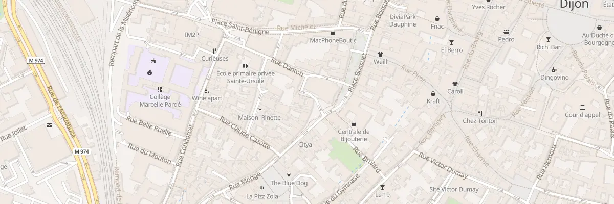 Plan du 26 Rue Danton à Dijon