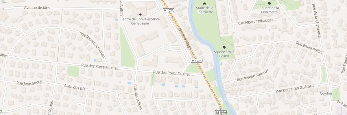 Plan du 65 Rue des Porte Feuilles à Fontaine-lès-Dijon