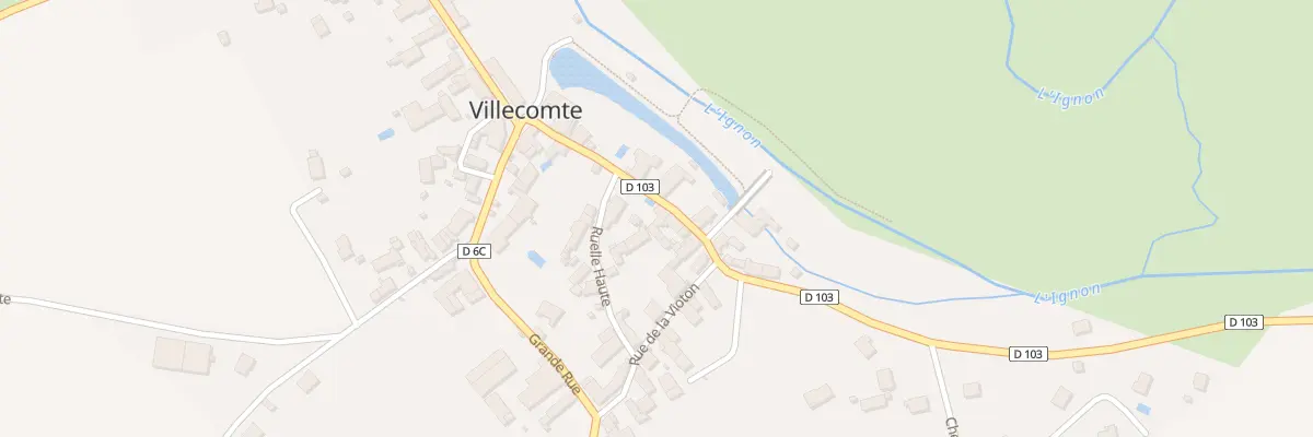 Plan du 8 Rue du Moulin à Villecomte