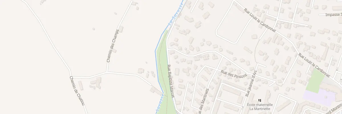 Plan du 33 Rue des Chardonnerets à Romans-sur-Isère