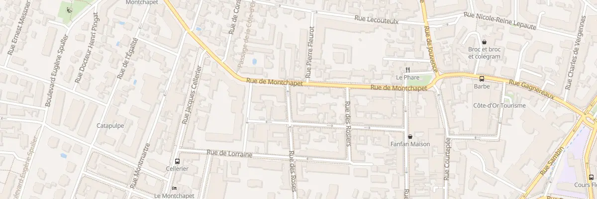Plan du 26 Rue des Roses à Dijon