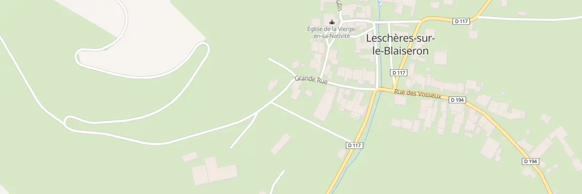 Plan du 13 Gr Grande Rue à Leschères-sur-le-Blaiseron