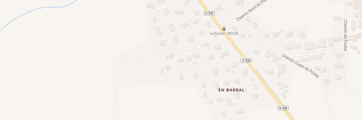 Plan du 455L Rte de Vienne à Beaurepaire