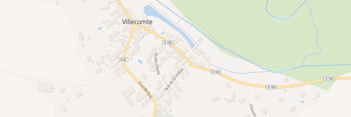 Plan du 10 Rue du Moulin à Villecomte