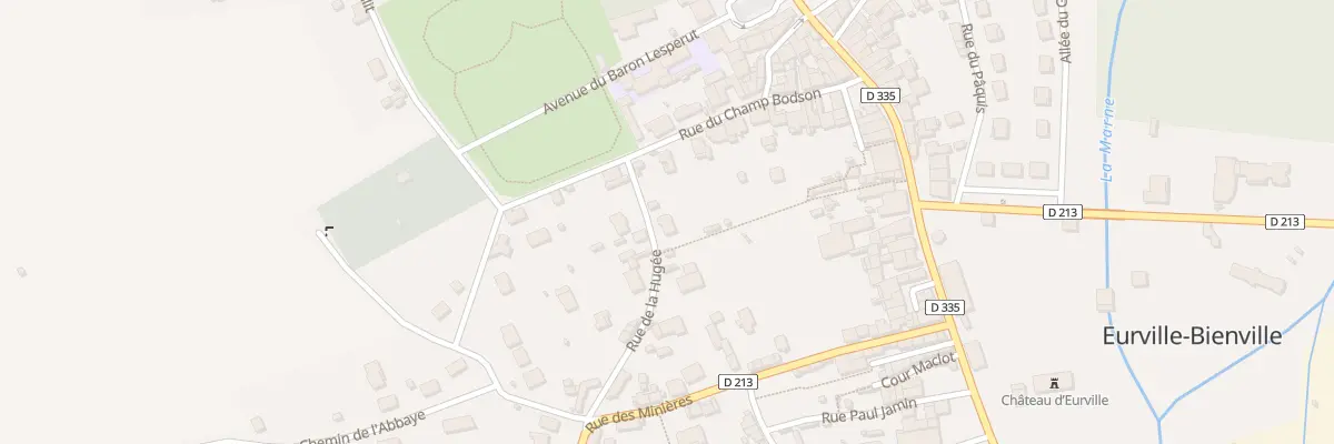 Plan du 7 Rue de la Hugee à Eurville-Bienville