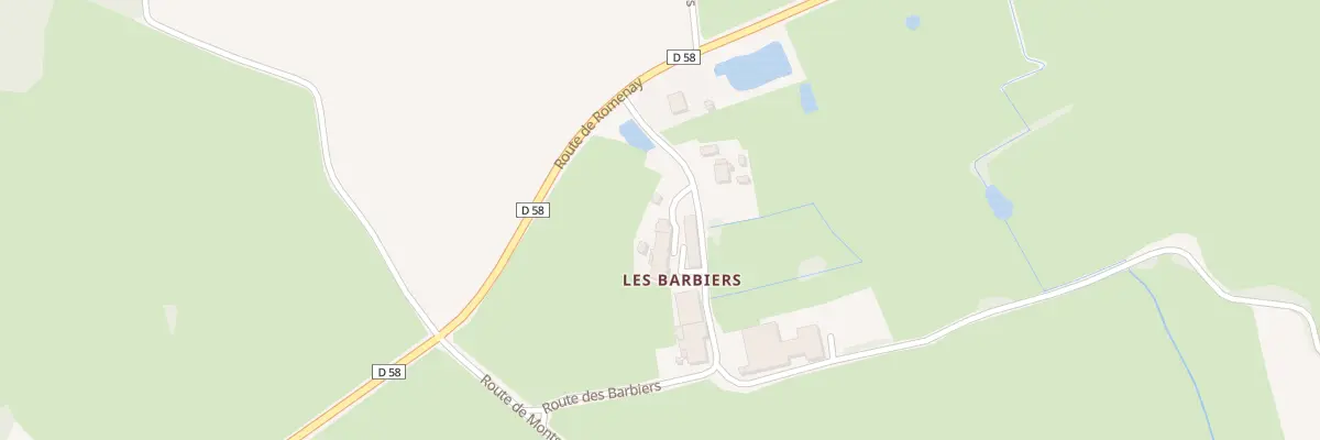 Plan du 84 Rte des Barbiers à Vescours