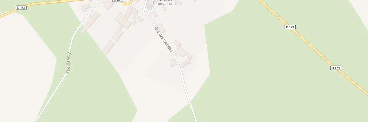 Plan du 7 Rue des Valottes à Sommancourt
