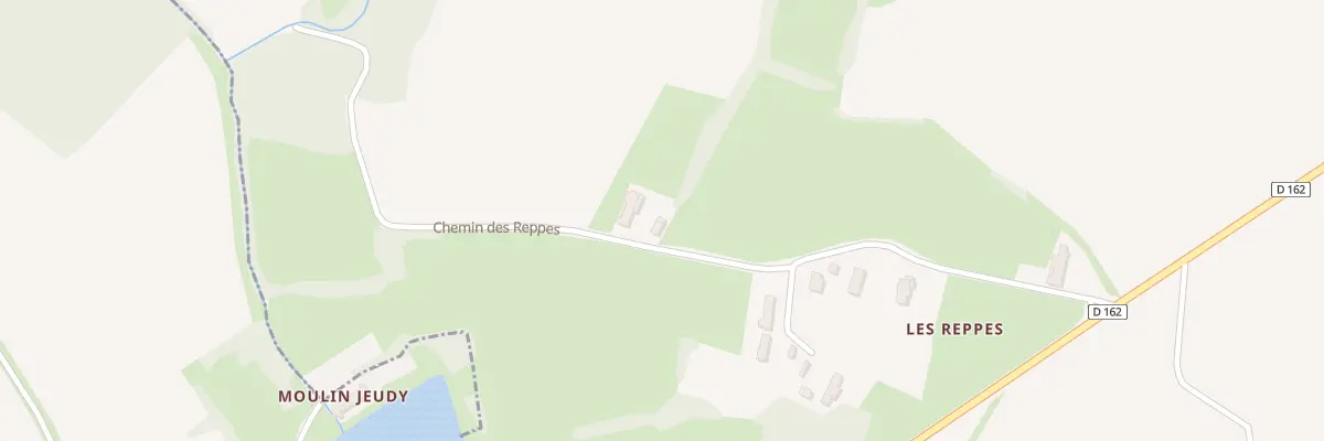 Plan du 358 Che des Reppes à Saint-Étienne-en-Bresse