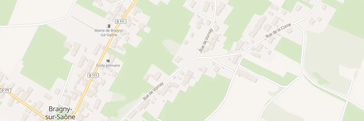 Plan du 15 Rue de Vornay à Bragny-sur-Saône