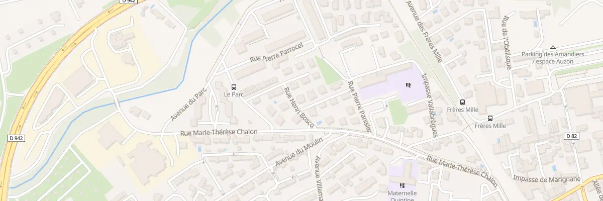 Plan du 58 Rue Henri Bosco à Carpentras