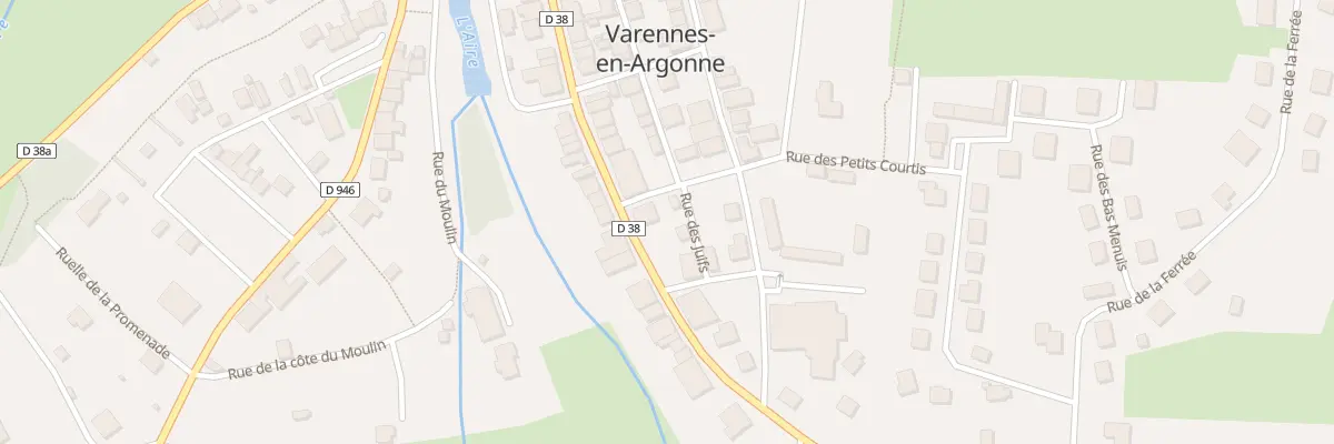 Plan du 23 Rue des Juifs à Varennes-en-Argonne