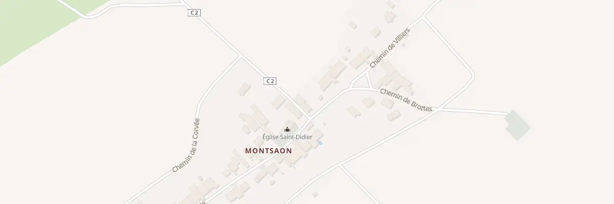 Plan du 2 Rue Principale à Montsaon à Semoutiers-Montsaon