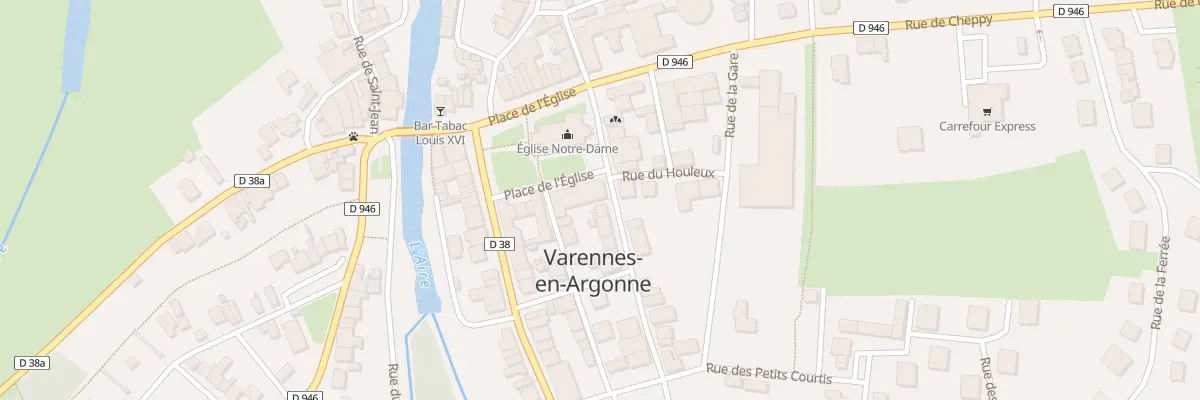 Plan du 11 Pl de l’Eglise à Varennes-en-Argonne