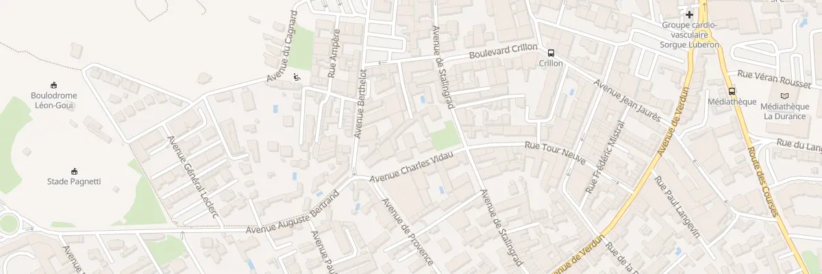Plan du 74 Av Charles Vidau à Cavaillon