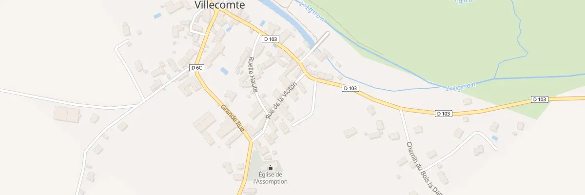 Plan du 3 Rue de la Vioton à Villecomte