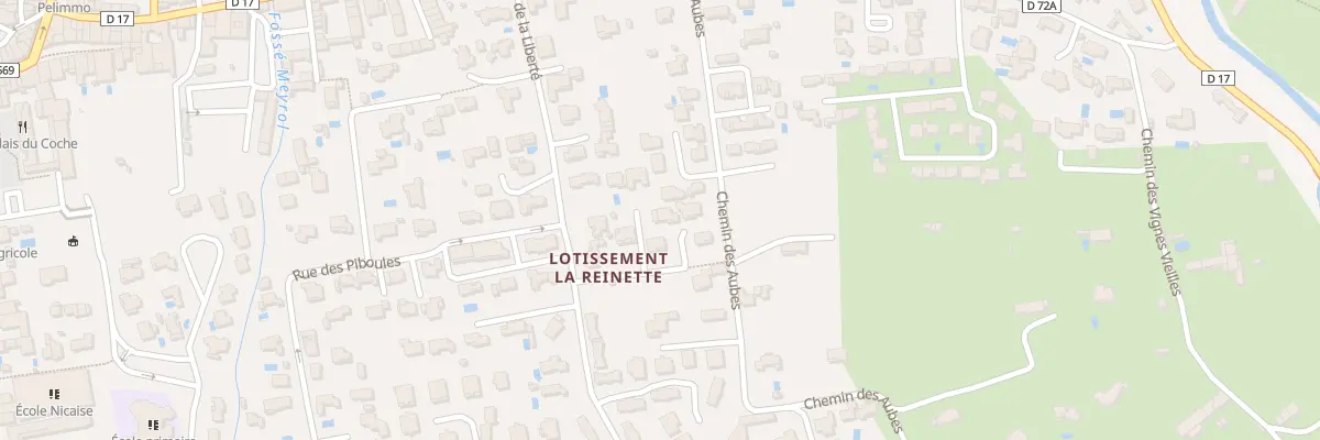 Plan du 113 Imp des Saules à Eyguières
