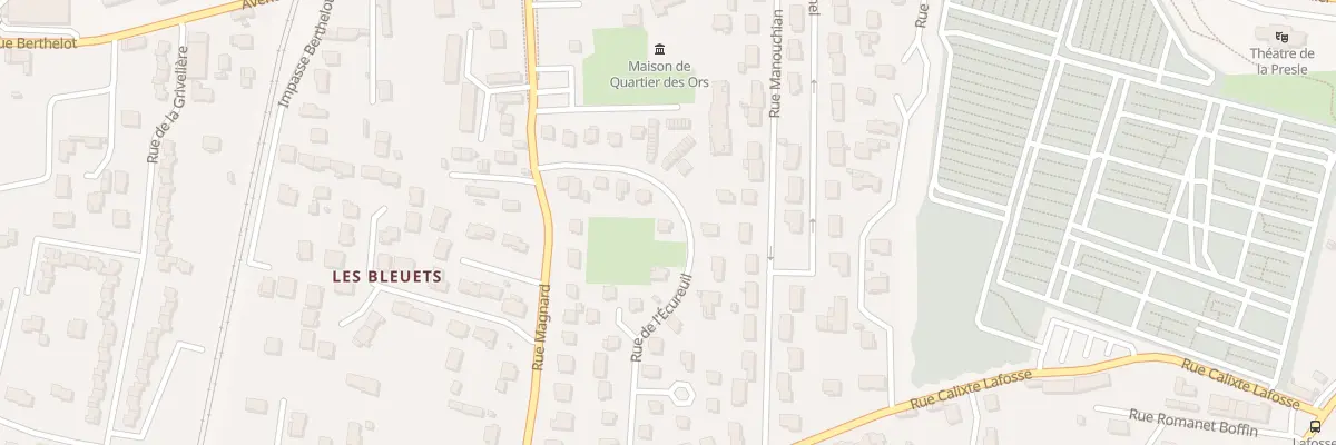 Plan du 17 Rue de L’Ecureuil à Romans-sur-Isère
