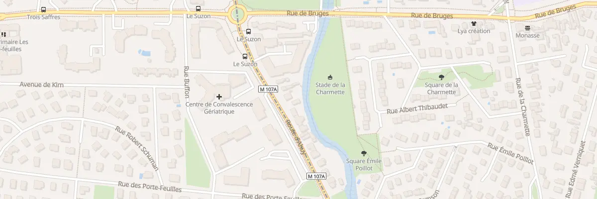 Plan du 62 Rte d’Ahuy à Dijon