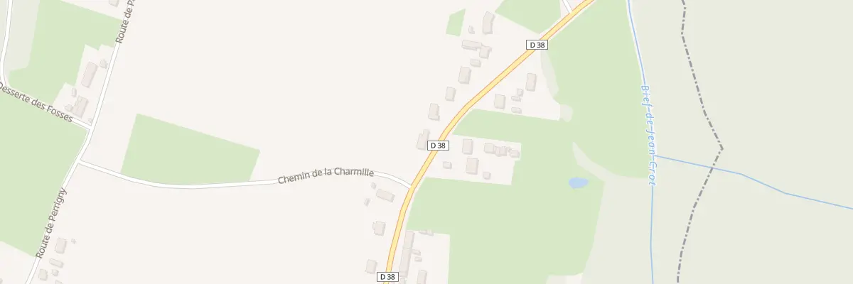 Plan du 25 Rte de Saint Martin à Guerfand