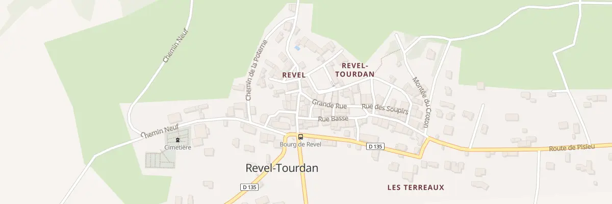 Plan du 25 Pl de l’Eglise St J Baptiste à Revel-Tourdan
