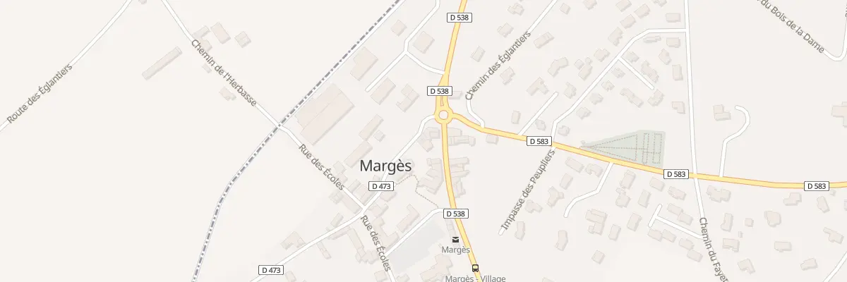 Plan du 5010 Le Village à Margès