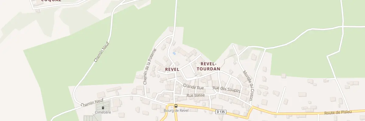 Plan du 55 Mte du Château à Revel-Tourdan
