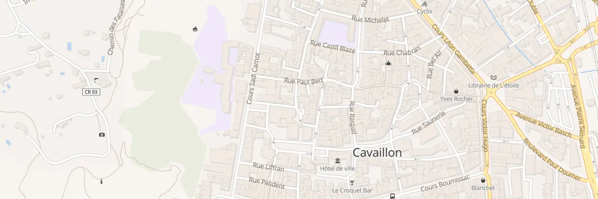 Plan du 4 Grand Rue à Cavaillon