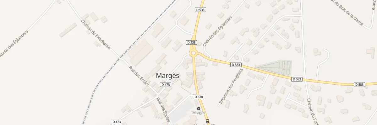 Plan du 5011 Le Village à Margès