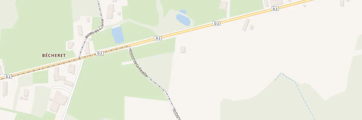 Plan du 3285 Rte de Pont de Vaux à Saint-Trivier-de-Courtes