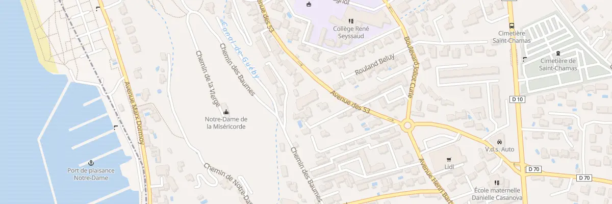 Plan du 42T Av des 53 à Saint-Chamas