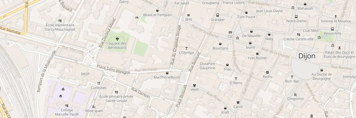 Plan du 15 Rue du Chapeau Rouge à Dijon