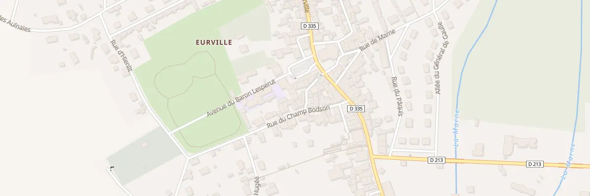 Plan du 16 Rue de l’Eglise à Eurville-Bienville