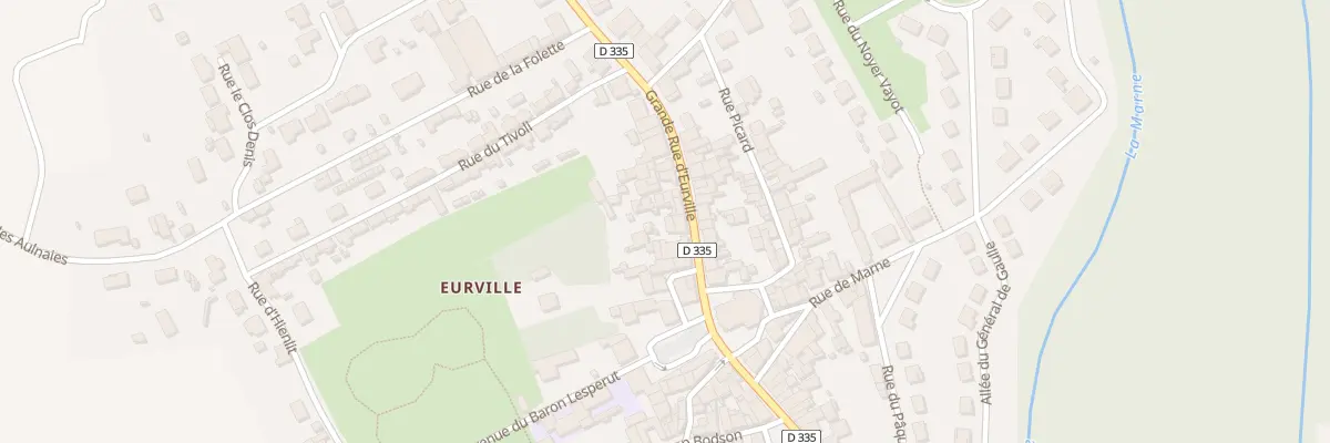 Plan du 50 Rue Grande Rue d’Eurville à Eurville-Bienville