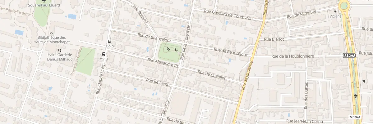 Plan du 32 Rue de la Côte d’Or à Dijon