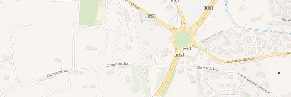 Plan du 9001 Che de Lira à Carpentras