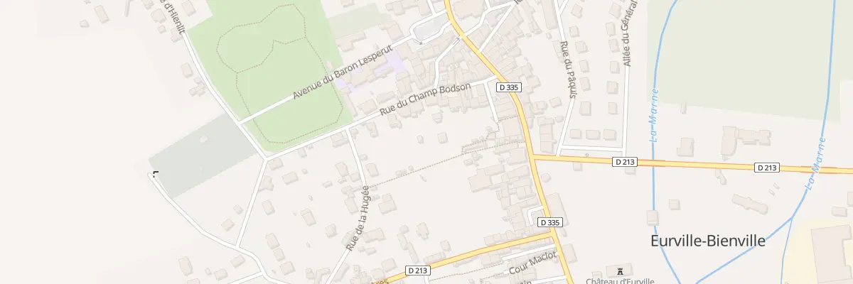 Plan du 13T Rue du Champ Bodson à Eurville-Bienville
