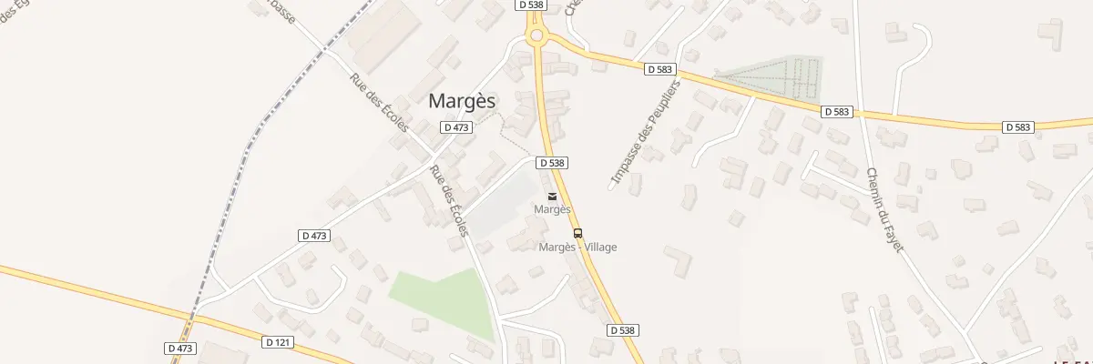 Plan du 5034B Le Village à Margès