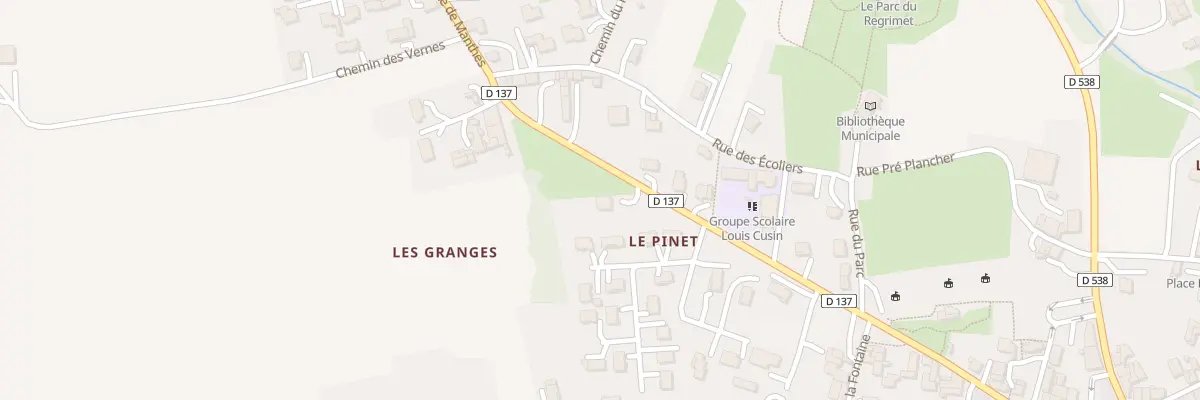 Plan du 465 Rte de Manthes à Lens-Lestang