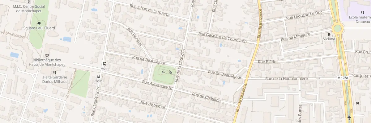 Plan du 36 Rue de la Côte d’Or à Dijon