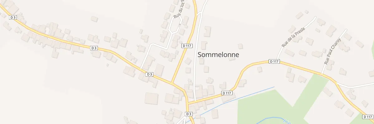 Plan du 3 Che de Sommelonne à Sommelonne