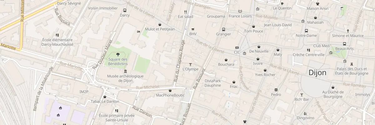 Plan du 9 Rue du Chapeau Rouge à Dijon