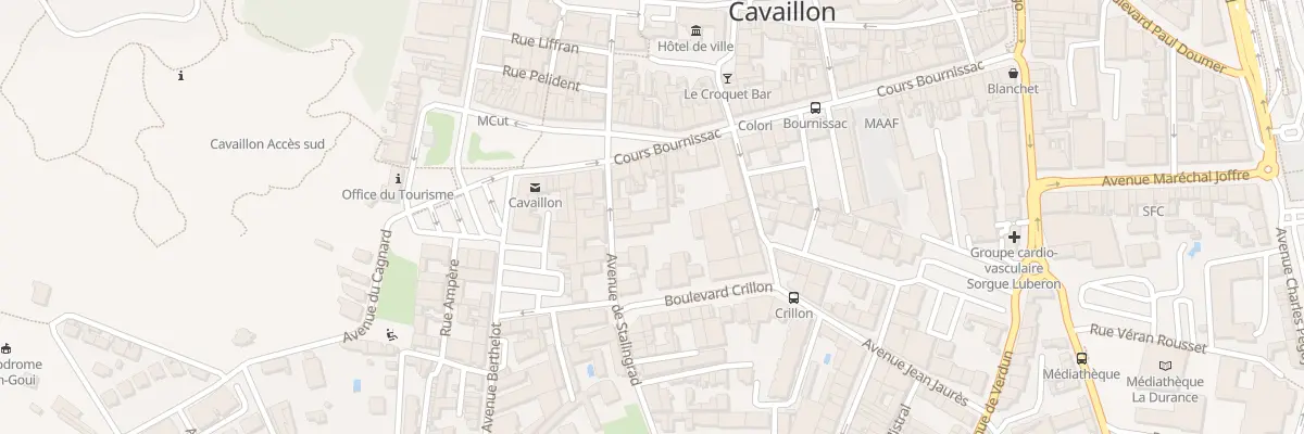 Plan du 45 Av de Stalingrad à Cavaillon
